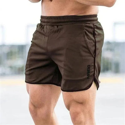 Men's Athletic Shorts - Lightweight Breathable - Elastic Waist - Side Pockets