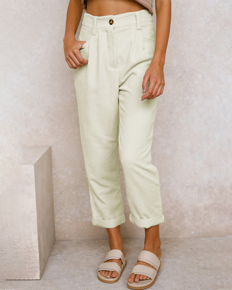 Women's corduroy pants for women