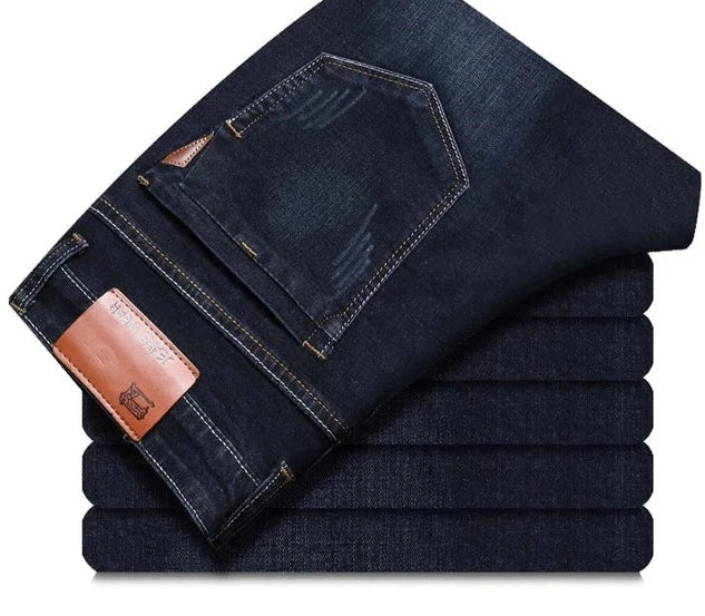 Men's classic style stretchy jeans