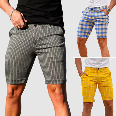 Men's shorts with slanted pockets