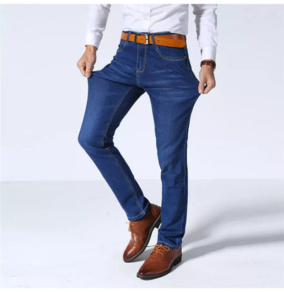 Men's classic style stretchy jeans