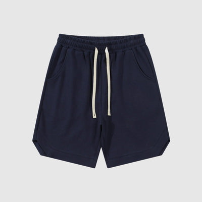 Men's retro twill cotton loose fitting sport shorts