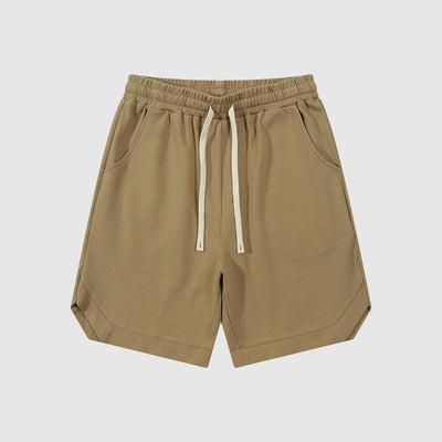 Men's retro twill cotton loose fitting sport shorts