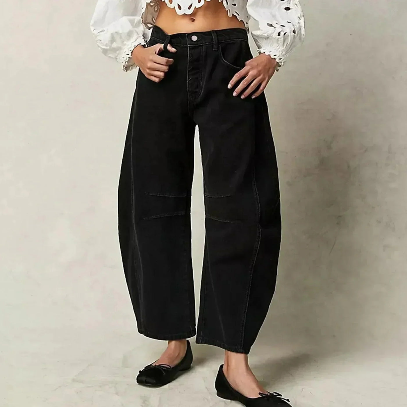 Wide Leg High-Waisted Jeans for Women