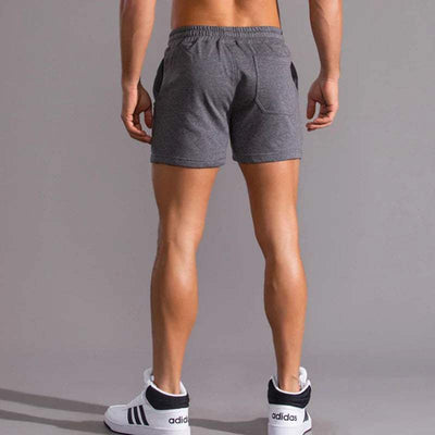 Men’s Casual Shorts - Elastic Waistband - Breathable Cotton - Adjustable Fit - Side Pockets