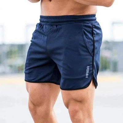 Men's Athletic Shorts - Lightweight Breathable - Elastic Waist - Side Pockets